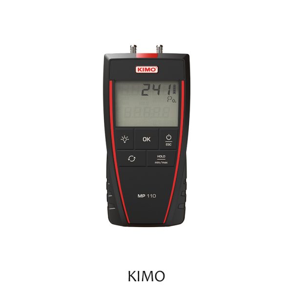 KIMO : MP110 Portable Micromanometer with Integrated Pressure Sensor
