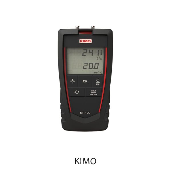 KIMO : MP120 Portable Anemo-Manometer with Integrated Pressure Sensor