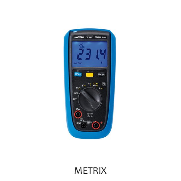 Metrix : MTX202-Z   TRMS AC Digital Multimeter 4,000 Counts